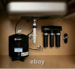 AO Smith 4-Stage Reverse Osmosis Water Filter System Under Sink NSF Certified