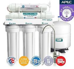 APEC 6 Stage 75 GPD UV Ultra Violet Sterilizer Reverse Osmosis System ROES-UV75
