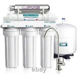 APEC 6 Stage 75 GPD Ultra Violet Sterilizer Reverse Osmosis System ROES-UV75-SS