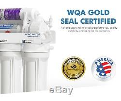 APEC 6 Stage 90 GPD Alkaline High Flow Certified Reverse Osmosis System RO-PH90