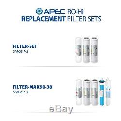 APEC 90 GPD Top Tier Supreme Certified High Output Reverse Osmosis Water System