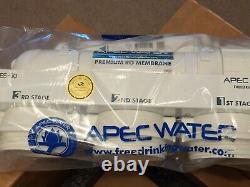 APEC WATER 5 Stage Reverse Osmosis Drinking Water Filter System ROES-50 NEW Open