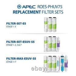 APEC Water Systems Essence 75 GPD 7-Stage Reverse Osmosis Water Filtration with