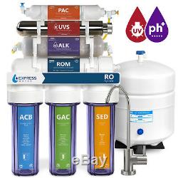 Alkaline Ultraviolet Reverse Osmosis Filtration System RO UV Clear 100 GDP