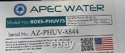 Apec Water ROES-UV75-SS Essence 7-Stage Reverse Osmosis Water System Used