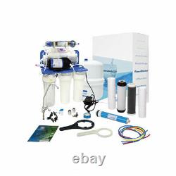AquaFilter 7 Stage Reverse Osmosis System with pump 75GPD for drinking water