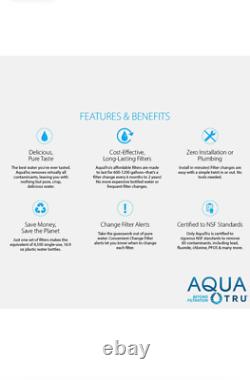 AquaTru Classic Countertop Water Purifier Reverse Osmosis Filtration System