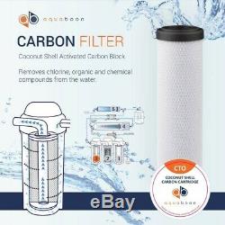Aquaboon 100 Gal Per Day 5-Stage Home Drinking Reverse Osmosis Filtration System