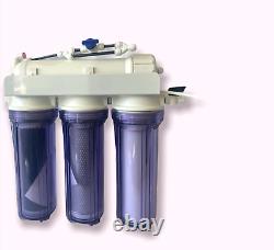 Aquarium Reef Reverse Osmosis RO/DI Water Filtration System 4 Stage75 GPD