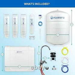 Aquasana SmartFlowT Reverse Osmosis Water Filter System- B. NICKLE Faucet NEW