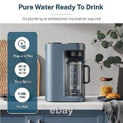 Bluevua RO100ROPOT-LITE Countertop Reverse Osmosis Water Filter System, 5 Stage