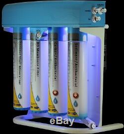 Bmb-20 With Biocera Filter Pumped Quick Change 5 Stage Reverse Osmosis System