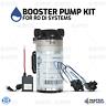 Booster Pump Kit For Reverse Osmosis Ro Di Systems, 50-150 Gpd, 1/4 Qc Ports