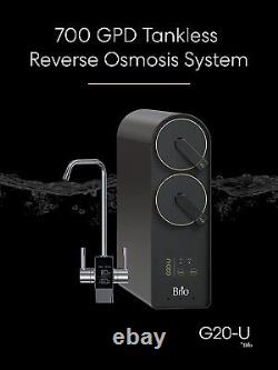 Brio Reverse Osmosis Water Filtration System, 700 GPD, 21 P2D ROSL700BLK NEW