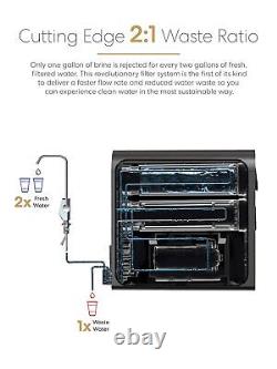 Brio Reverse Osmosis Water Filtration System, 700 GPD, 21 Pure to Drain