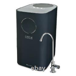Brondell H2O+ Water Filtration System Circle Reverse Osmosis with Chrome Faucet