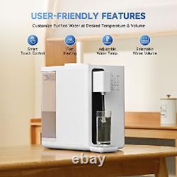 CO-Z Reverse Osmosis System Countertop Water Filter 4-Stage Filtration for Home