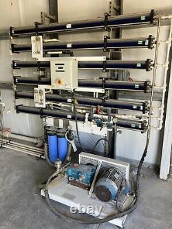 Commercial reverse osmosis system with pump