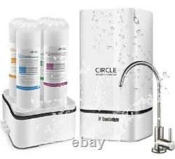 Cool Knight Reverse Osmosis Water Filtration System 4 Stage with Faucet