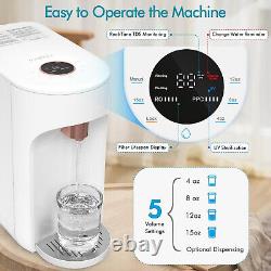 Countertop Reverse Osmosis System, 4 Stage RO Water Filter with Digital Monitor