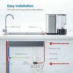 Countertop Reverse Osmosis Water Filtration System with Water Pitcher, 5