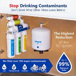 Deionization Reverse Osmosis Water Filtration System RO DI Softener 100 GPD