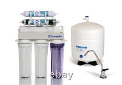 Dual Outlet Reverse Osmosis AQUARIUM DI Filter System DRINKING/DI WATER USA 150