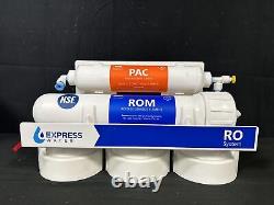 Express Water RO5DX RO-132 Reverse Osmosis Water Filter System With Faucet Used