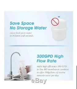 FS-TFC Reverse Osmosis Water Filtration System Under Sink Water Filter 300 GPD