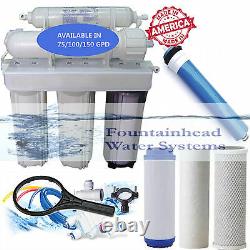 Fountainhead Reverse Osmosis Water Filter Core System 75 GPD. Made in the U. S. A