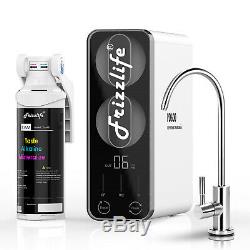 Frizzlife RO Reverse Osmosis Under Sink Water Filtration System- 600GPD Tankless