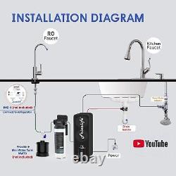 Frizzlife RO Reverse Osmosis Water Filtration System PD800-TAM4 Water Filter