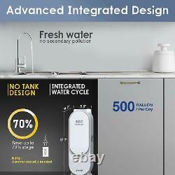 Frizzlife Reverse Osmosis Under Sink Water Filter System 500GPD Alkaline, PX500-A