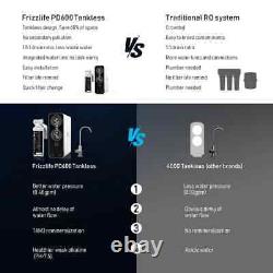 Frizzlife Tankless Reverse Osmosis System with Alkaline Remineralization PD600
