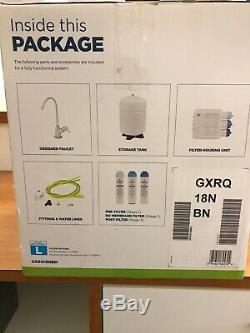 GE 3Stage REVERSE OSMOSIS Water Filtration System Under Sink with Filter Indicator