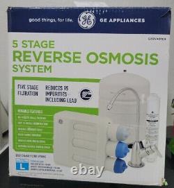 GE Reverse Osmosis Water Filter Filtration System 5 stage GXRV40TBN Under Sink