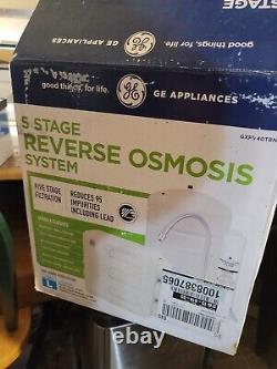 Ge Reverse Osmosis Water Filtration System 5 stage (GXRV40TBN) Brand New