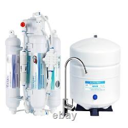 Geekpure 4 Stage Reverse Osmosis RO Drinking Water Filter System with Quick C