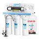 Geekpure 6 Stage Reverse Osmosis Ro Water Filter System U-v Filter 75 Gpd Used