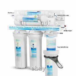 Geekpure 6 Stage Reverse Osmosis Water Filter System-Alkaline Filter 75 GPD Used