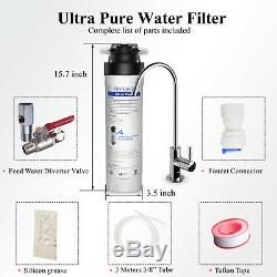 Geekpure Under Sink Water Filtration System Ultra High Capacity Direct Connect