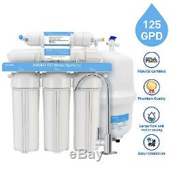 HiKiNS 5-stage Reverse Osmosis System 125G Under Sink Ro Water Filtration System