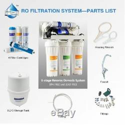 High Flow Booster Pump Home RO System Water Filtration Undersink Post Filter