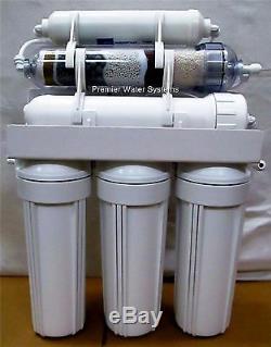 Home 6 STAGE ALKALINE pH plus/ ORP negative Reverse Osmosis Water system 50 GPD