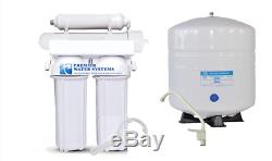 Home Reverse Osmosis Drinking Water Filtration System 50 GPD 4-Stage with Tank USA