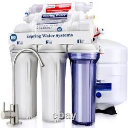 ISPRING Reverse Osmosis Drinking Water Filter System 6-Stage Under Sink