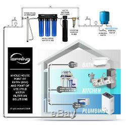 ISpring 3-Stage WGB32BM Whole House Water System LEAD, Iron, Manganese Reduction