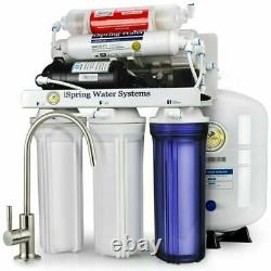 ISpring 6-Stage 75GPD Reverse Osmosis Alkaline PH Water Filter System with Pump