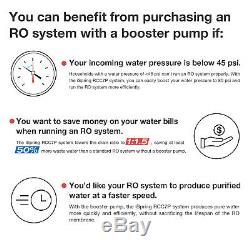 ISpring 6-Stage 75GPD Reverse Osmosis Alkaline PH Water System with Pump #RCC7P-AK