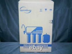ISpring RCC1UP-AK Reverse Osmosis Drinking Water Filtration System, New Open Box
